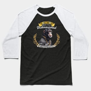 The Distinguished Ape Gentleman Baseball T-Shirt